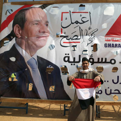President Abdel Fattah al-Sisi kan sitta kvar på sin post åtminstone fram till år 2030 