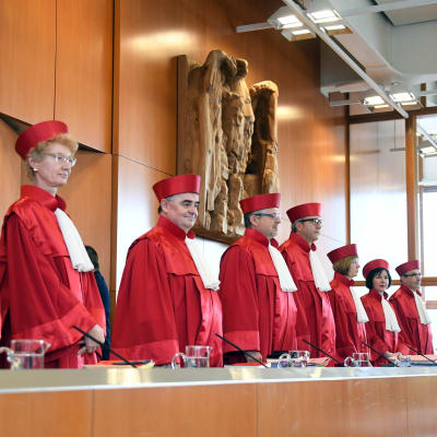 Den tyska författningsdomstolen i Karlsruhe den 12 oktober 2016.