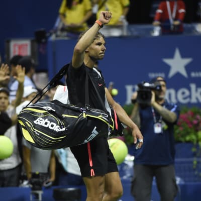 Rafael Nadal har spelat klart för i år i New York.