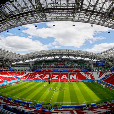 VM-arenan i Kazan är redo.