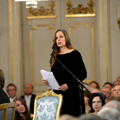 Svenska akademiens ständiga sekreterare Sara Danius i Stockholm i december 2013.