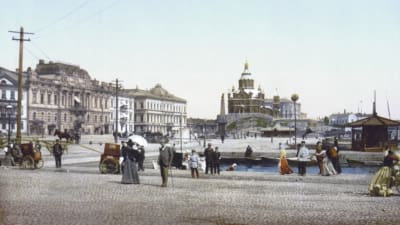 Salutorget i Helsingfors ca 1890.