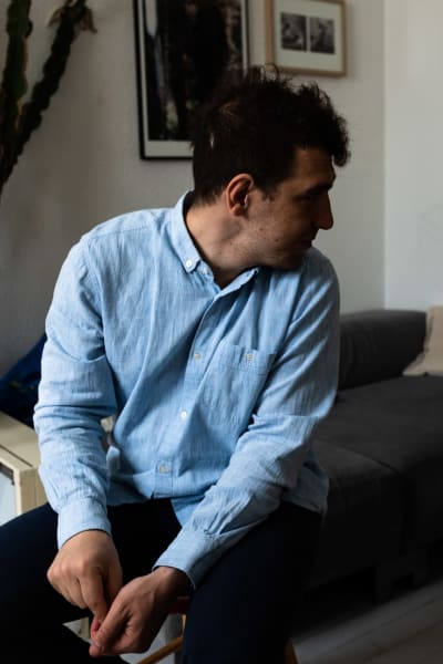 Aydin Saiyar i Vallgård. 26.5. 