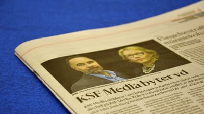 Huvudstadsbladets nyhet m ledarbyte på KSF Media.