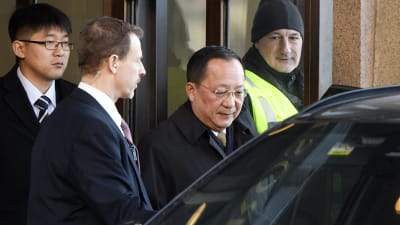 Nordkoreas utrikesminister Ri Yong-Ho anlände till Stockholm på torsdag kväll  och besöket skall enligt planerna avslutas på måndag 