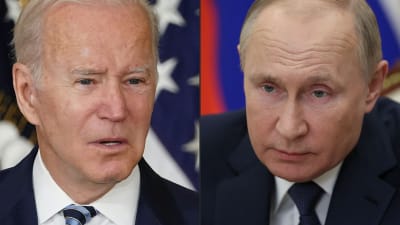 Presidenterna Biden och Putin