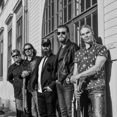 Wentus blues band vid vägg