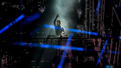 Avicii på spelning.