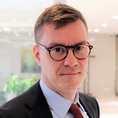 Pasi Kokkonen, ansvarig tjänsteman vid Finlands representation i Bryssel.