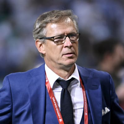 Markku Kanerva under match.