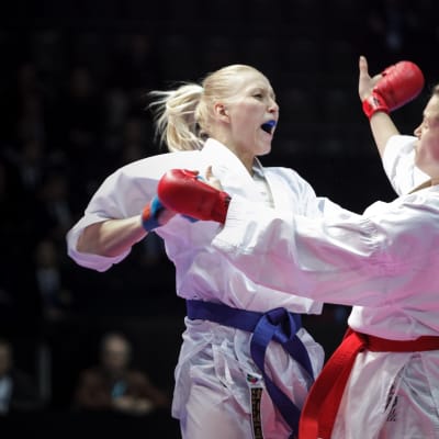 Helena Kuusisto, EM-bronsmatch i Tammerfors, maj 2014.