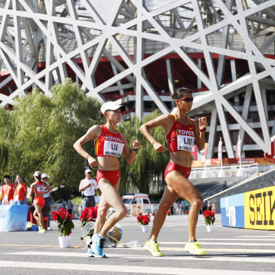 Liu Hong vann VM-guld på 20 km gång 2015