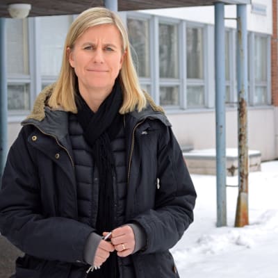 Maria Laurén-Lindholm, rektor för Boställsskolan i Esbo.