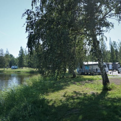 Caming-alue Pietarsaaressa.