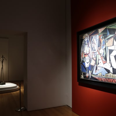 Pablo Picassos och alberto Giacomettis rekorddyra verk.
