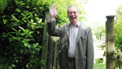 UKIP:s partiledare Nigel Farage.