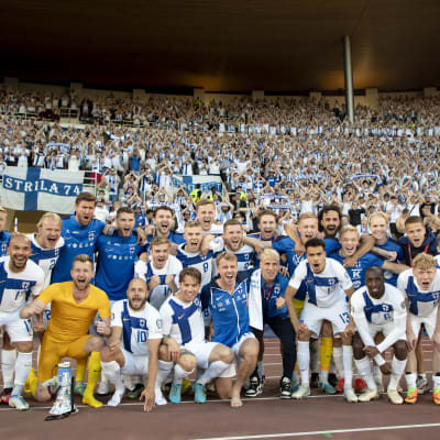 Huuhkajat otti ilon irti San Marino -voitosta Olympiastadionilla 