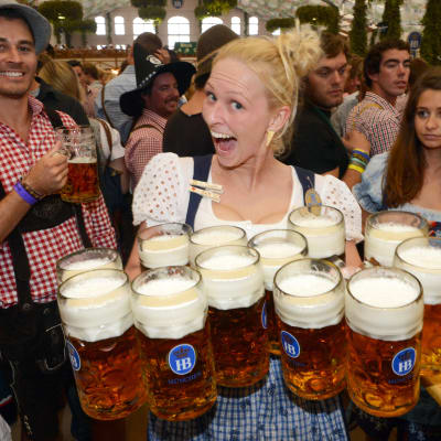 Oktoberfest 2012 i München.