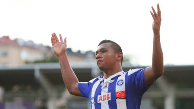 Alfredo Morelos, HJK-KuPS, augusti 2016.