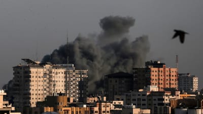 Bombning i Gaza.