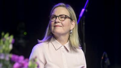 Eva Biaudet under utdelningen av Finlands internationella jämställdhetspris.