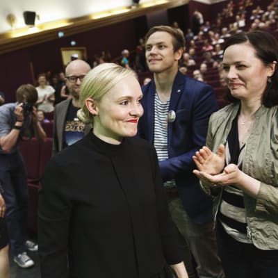 Maria Ohisalo valdes till första viceordförande vid De grönas partikongress.