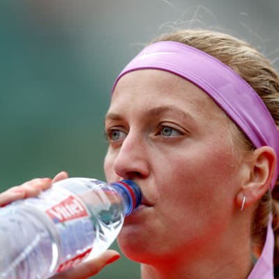 Petra Kvitova i matchen mot Marina Erakovic.