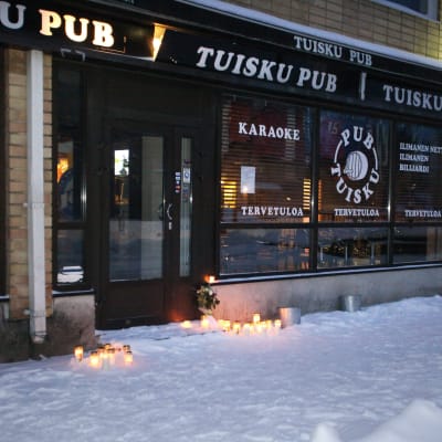 Puben i Uleåborg utanför vilken två dråp begicks den 14 januari 2015