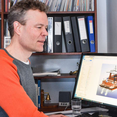 Båtdesigner Kamu Stråhlmann