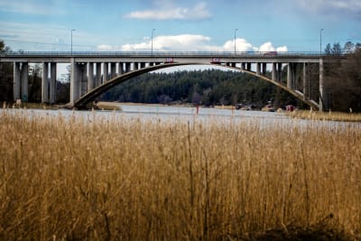 Bron över Hessundet i Pargas