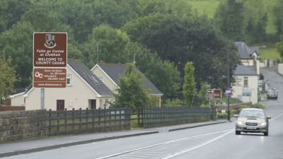 Gränsen mellan Irland och Nordirland.