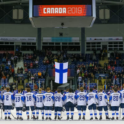 Finland redo för match.