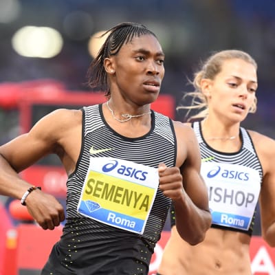 Caster Semenya springer 800 meterslopp i Rom 2016.