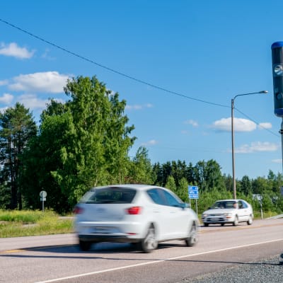 Trafikövervakningskamera.