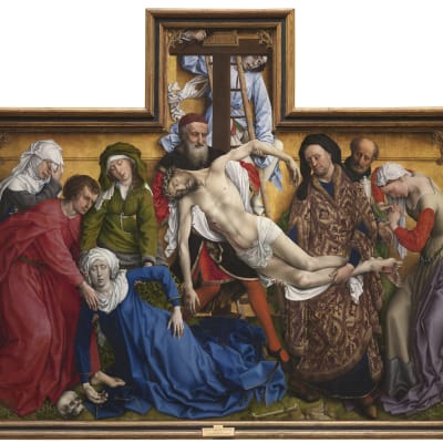 Rogier van der Weydenin maalaus "Kristuksen ristiltäotto"