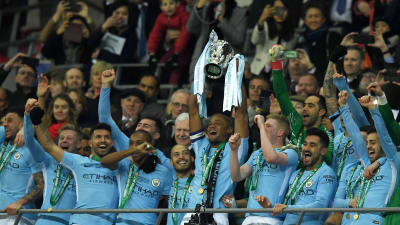 Manchester City vann engelska ligacupen.