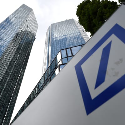 Deutsche Bankin pääkonttori Frankfurtissa, Saksassa.