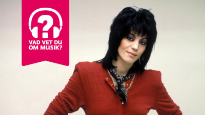 Joan Jett ler litet snett.