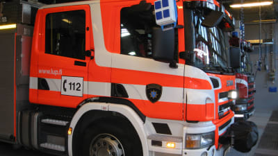 Brandbil från Västra Nylands räddningsverk