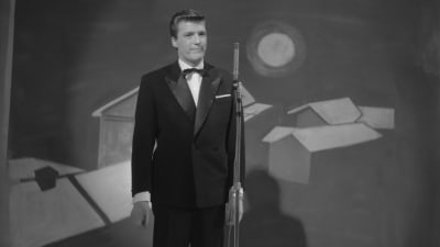 Eurovision laulukilpailu, Suomen loppukilpailu 12.2.1961. Kai Lind laulaa.