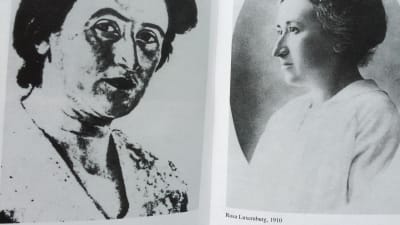 Foto av sidor i Annalies Laschitzas bok om Luxemburg