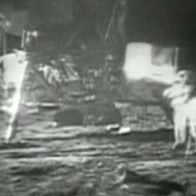Neil Armstrong ja Edwin "Buzz" Aldrin Kuussa heinäkuussa 1969.