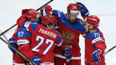 Ryssland firar mål