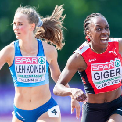 Viivi Lehikoinen springer i U23-EM.
