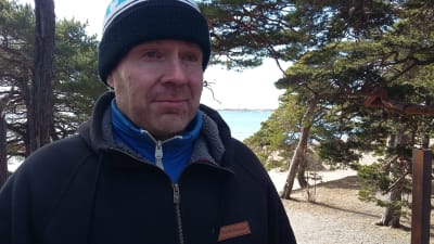 Matti Suutarinen är projektchef för caféet Tulluddens oas