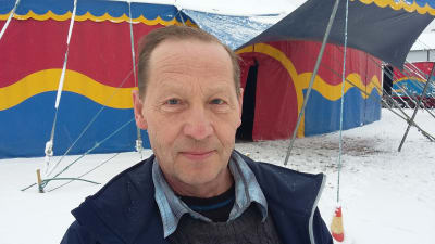 Jimmy Johansson, teknisk chef vid Cirkus Finlandia 2017