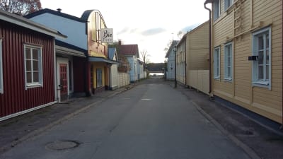 Helene Scherfbecks gata ersatte Kärrgatan i Ekenäs år 2009