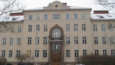Huvudbyggnaden på Ekåsens psykiatriska sjukhus, ett gammalt stenhus.