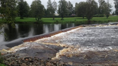 Dammen vid Nybroparken i Lappfjärd