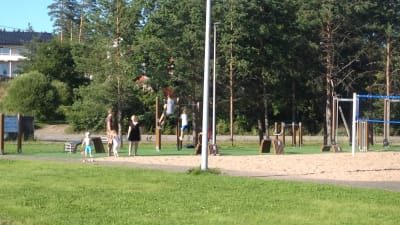 Folk har hittat den nya parken i Kodderviken